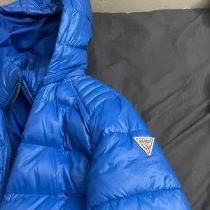 Blue Guess Puffer Coat GUESS GIACCHETTO PIUMINO BAMBINO AUTUNNO